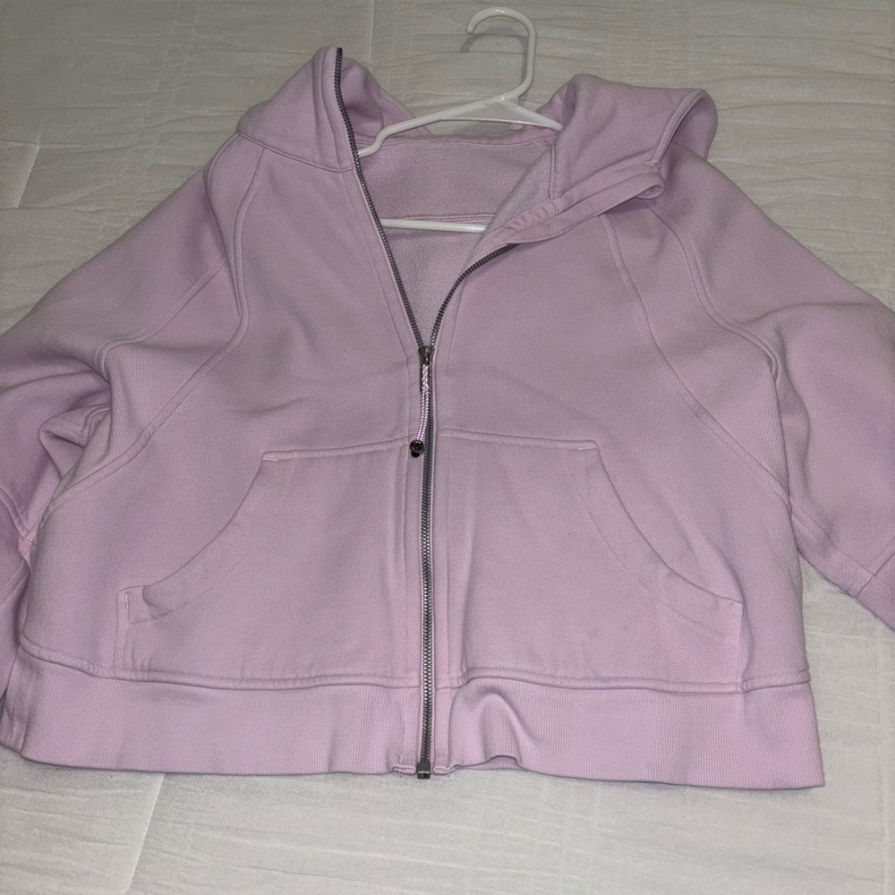 lululemon scuba full zip size m/l